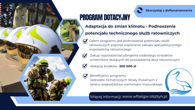 Nabór wniosków dla jednostek OSP